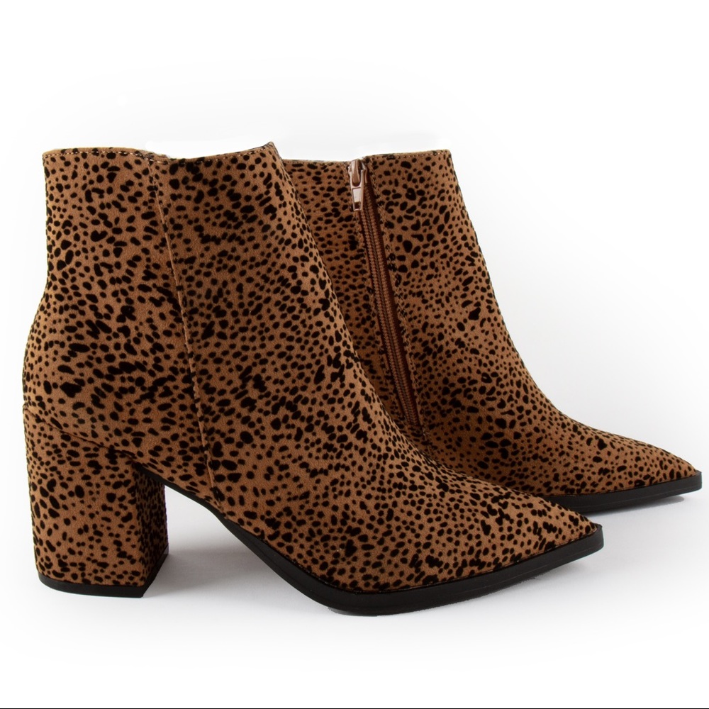 Leopard Booties